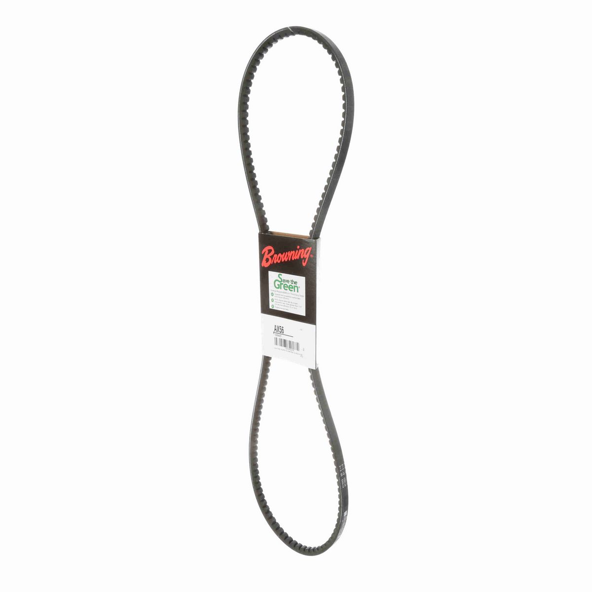 Browning EPDM Notched Belt 98% Efficient - AX56