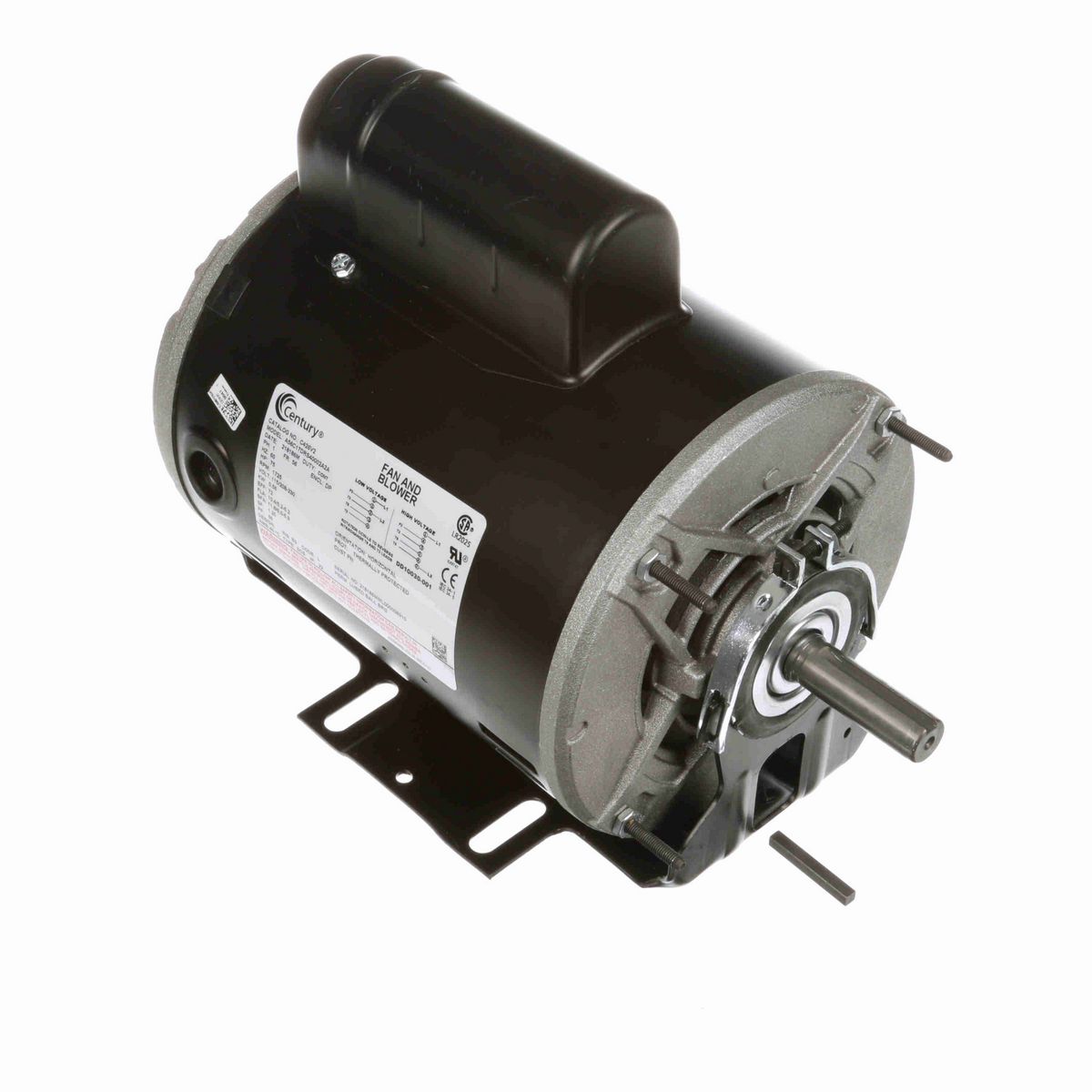 Fan and Blower Motor, 0.75 HP, 1 Ph, 60 Hz, 115/230 V, 1800 RPM, 56 Frame, DP - C426V2