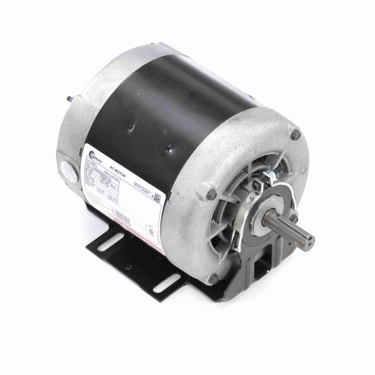 Fan and Blower Motor, 1/2 HP, 3 Ph, 60 Hz, 575 V, 1800 RPM, H56 Frame, DP - H957L