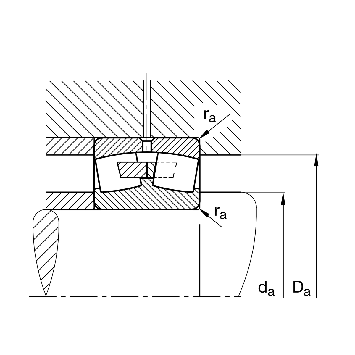 Радиальный сферический роликоподшипник FAG 23264-BEA-XL-MB1-C4 (23264-E1A-MB1-C4, 23264-MB-C4)