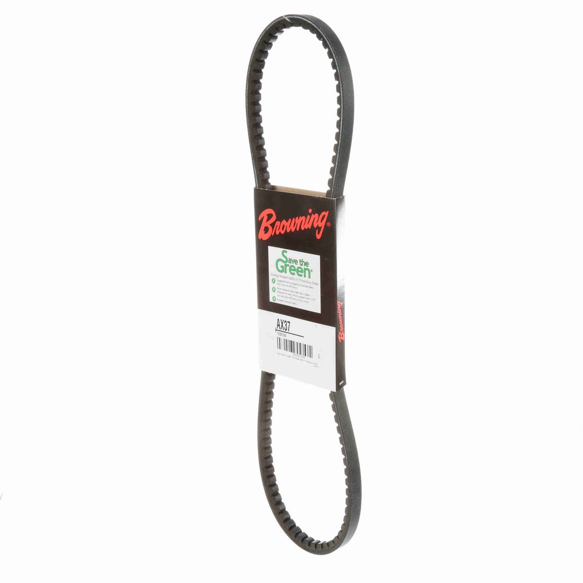Browning EPDM Notched Belt 98% Efficient - AX37