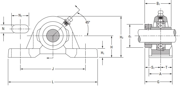 Подшипник Timken RASC 1 1/4S
