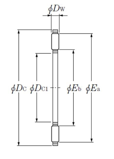 Упорный игольчатый роликоподшипник NTN AXK1110
