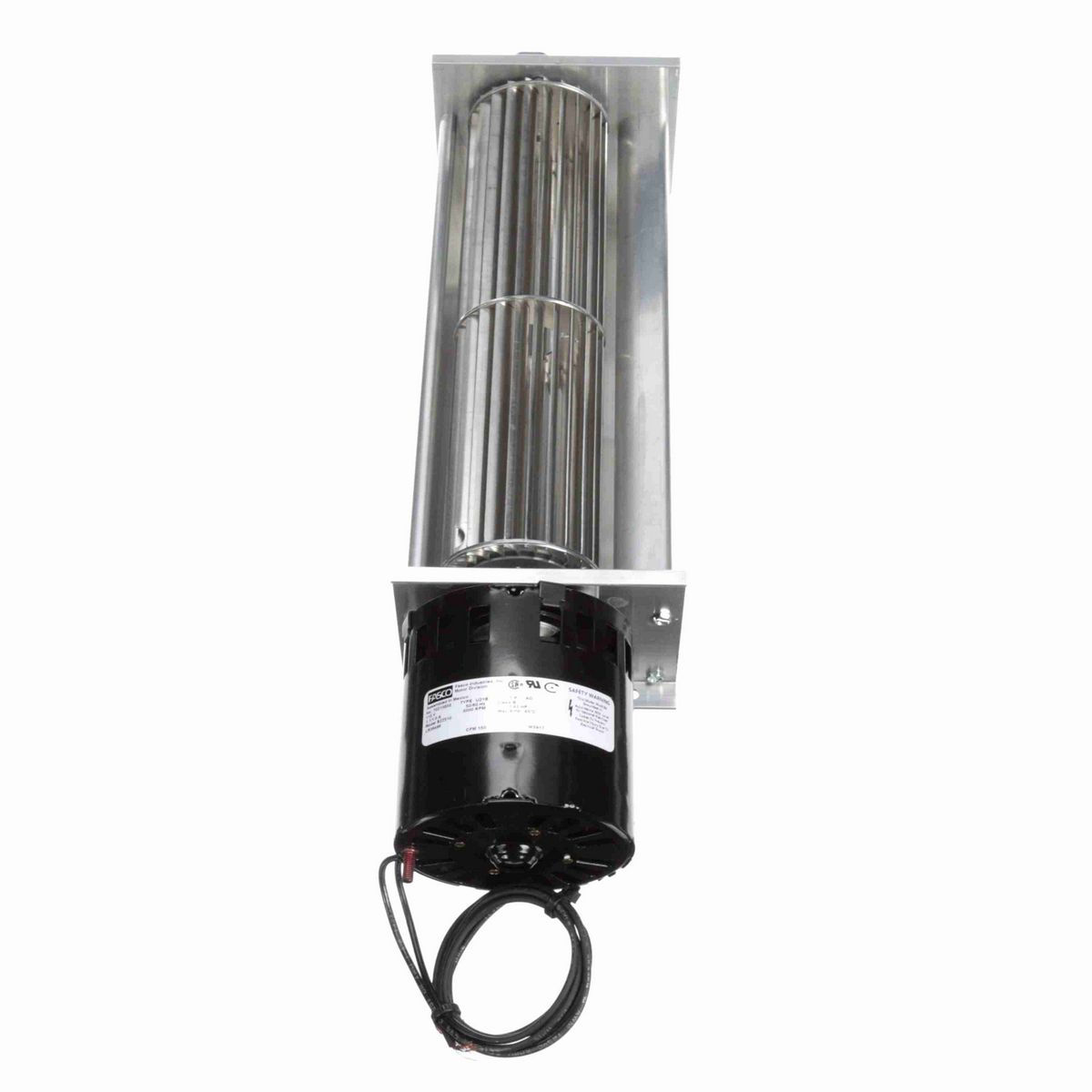 Rectangular Outlet Shaded Pole Transflo / Crossflow Blower, 115 Volts, Flange: No - B22510