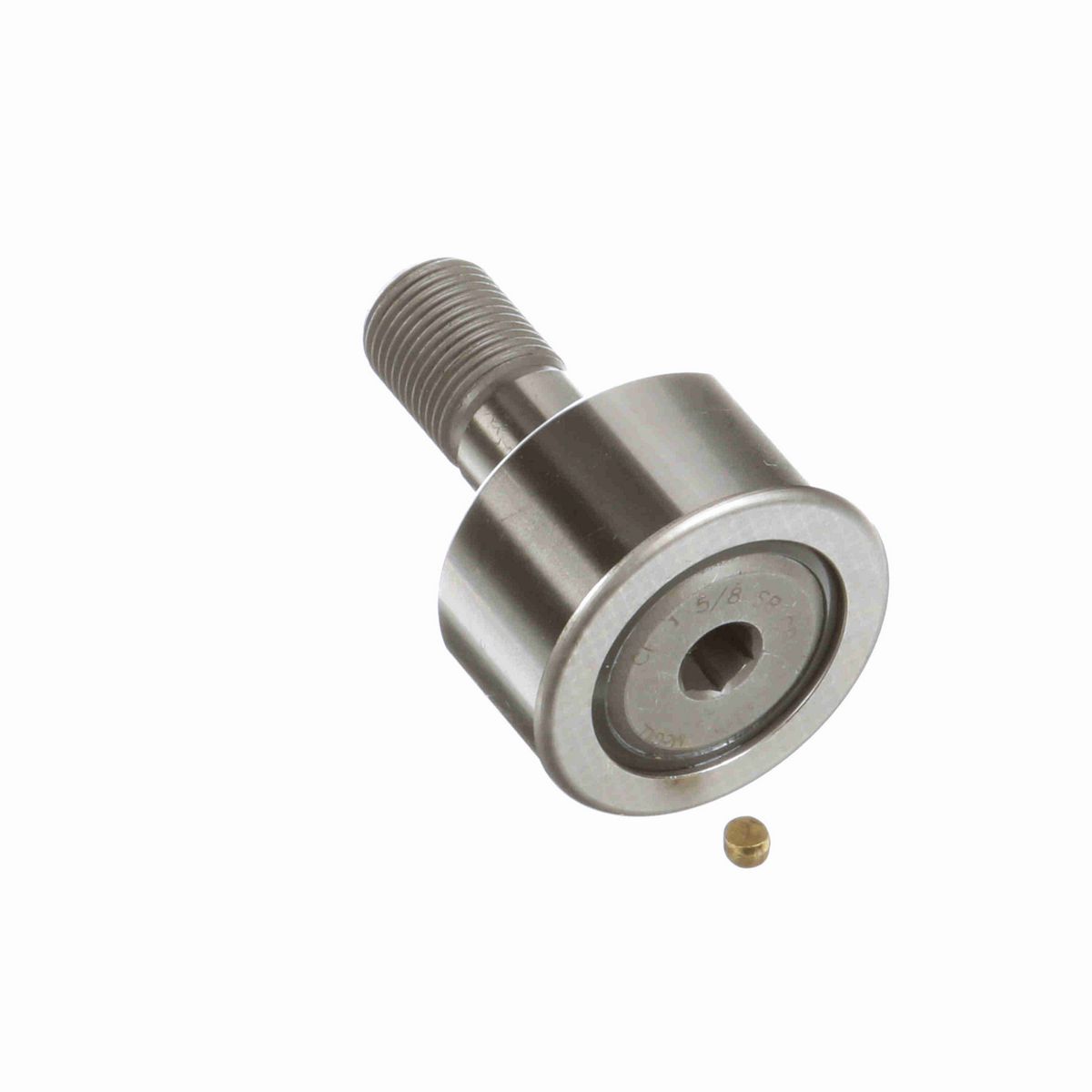 Опорный ролик с цапфой McGill CAMROL CF 1 5/8 SB CR, цилиндрический, из высокоуглеродистой нержавеющей стали, с уплотнением, с шестигранным отверстием
