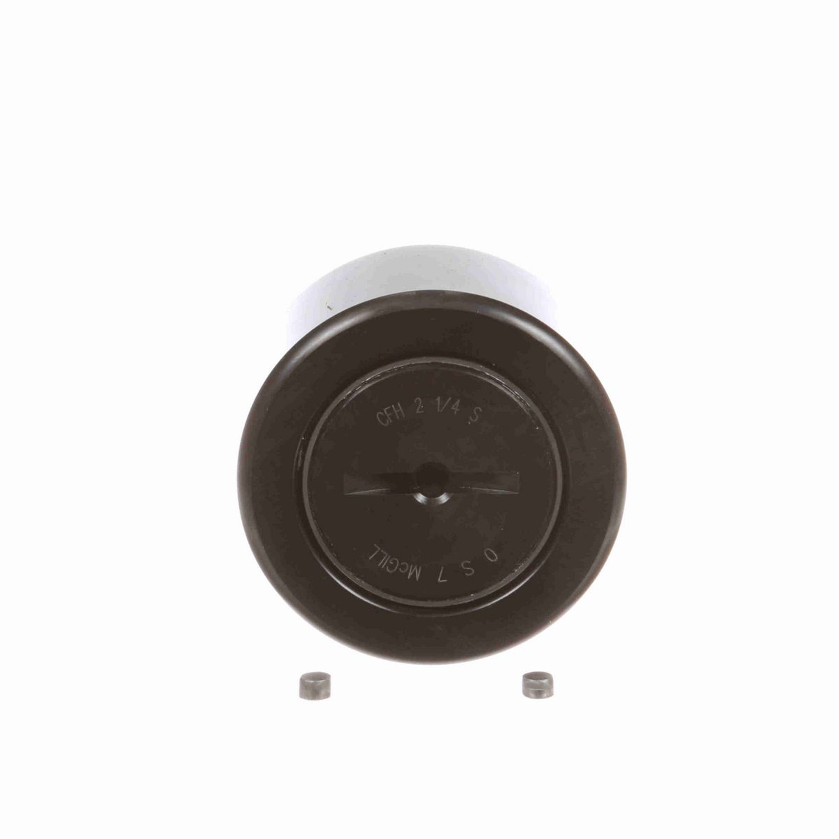 Опорный ролик с цапфой McGill Heavy Stud CAMROL CFH 2 1/4 S, цилиндрический, с уплотнением, со шлицем под отвёртку, дюймовый