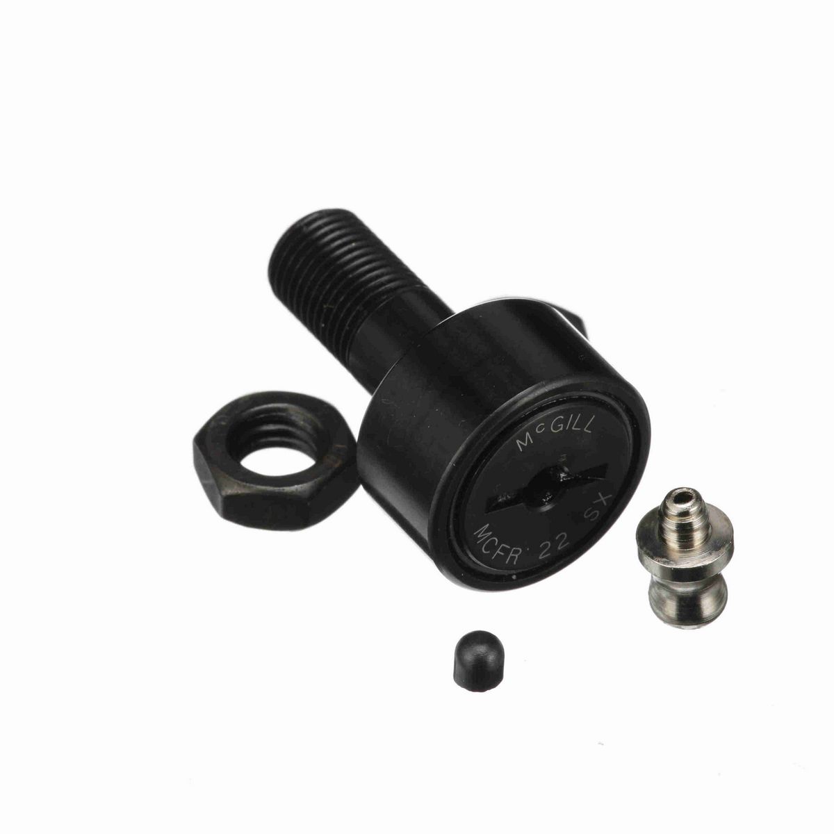 Опорный ролик с цапфой McGill CAMROL MCFR 47A S, бочкообразный, с уплотнением, со шлицем под отвёртку, метрический