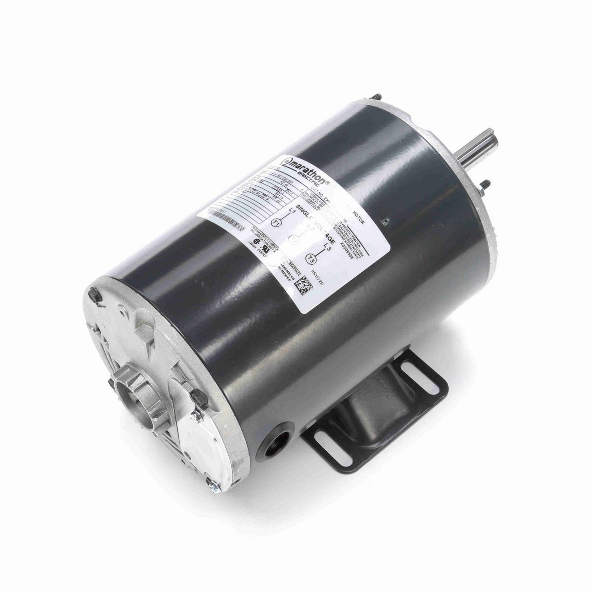 General Purpose Motor, 1 HP, 3 Ph, 60 Hz, 575 V, 1800 RPM, 56 Frame, DP - K049
