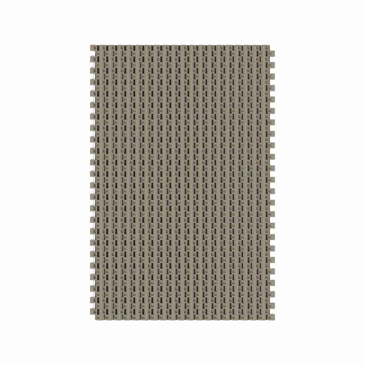 1505 RubberTop® Straight Running RubberTop®, Material: Grey Tough Composite, Width: 24in, Pitch: 15mm - TCF1505-24