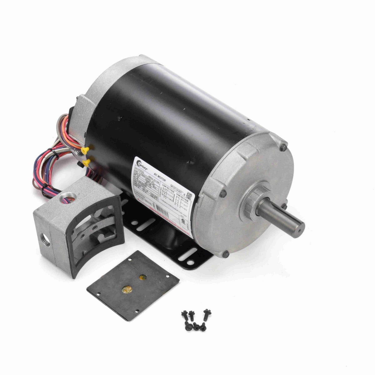General Purpose Motor, 2.0 HP, 3 Ph, 60 Hz, 208-230/460 V, 1800 RPM, X145T Frame, TEAO - H1032L