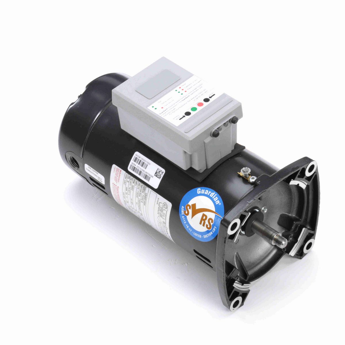 Guardian ® Motors Pool Pump Motor, 1 HP, 1 Ph, 60 Hz, 230/115 V, 3600 RPM, 48Y Frame, ODP - USQG1102A