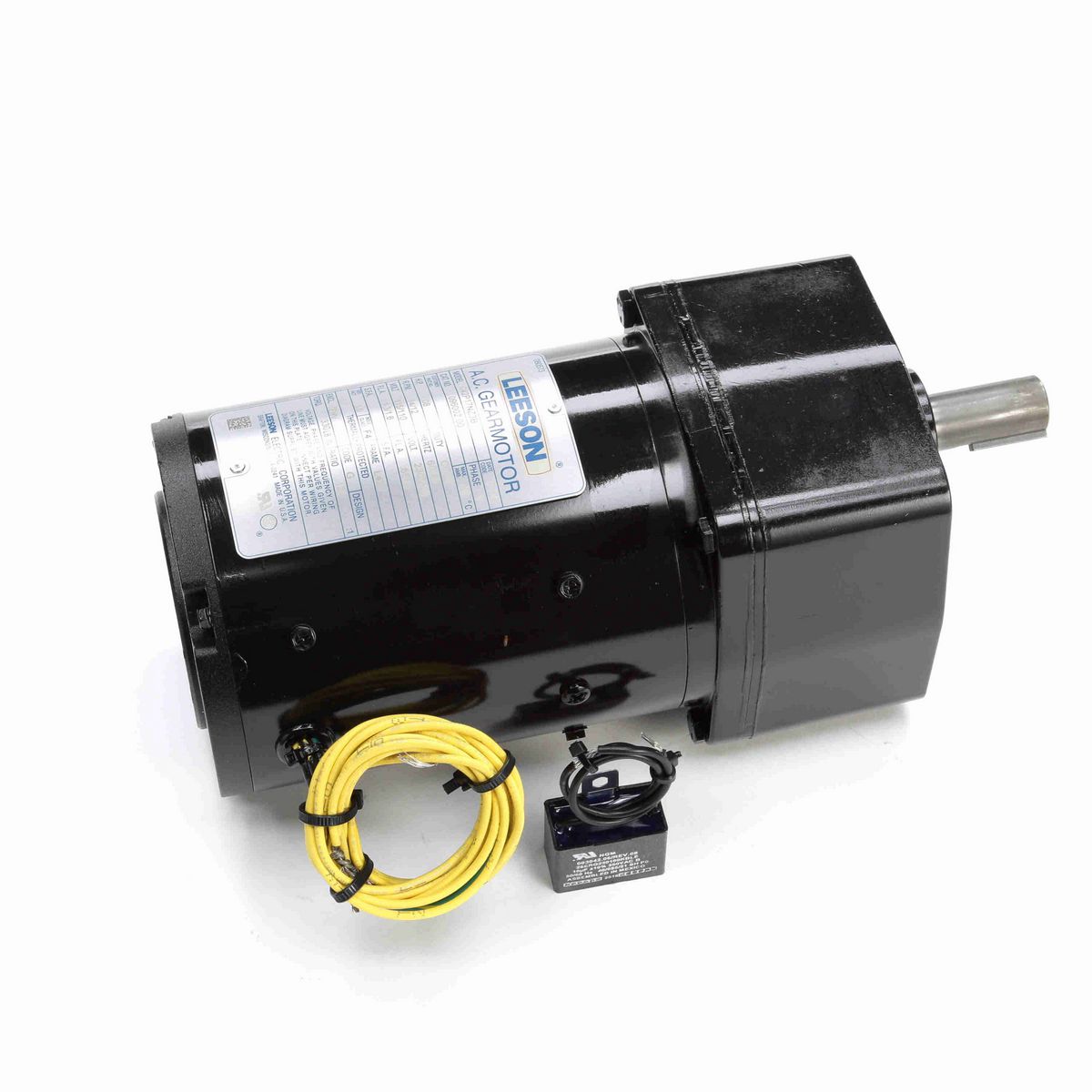 Parallel Shaft Gearmotor, 0.08 HP, 1 Ph, 60 Hz, 110 V, 14 RPM, L42Y Frame, TENV - 096002.00