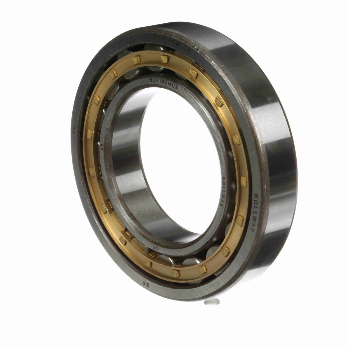 Radial Cylindrical Roller Bearing – Caged Roller - Straight Bore - Unsealed - NU 218 EM C3