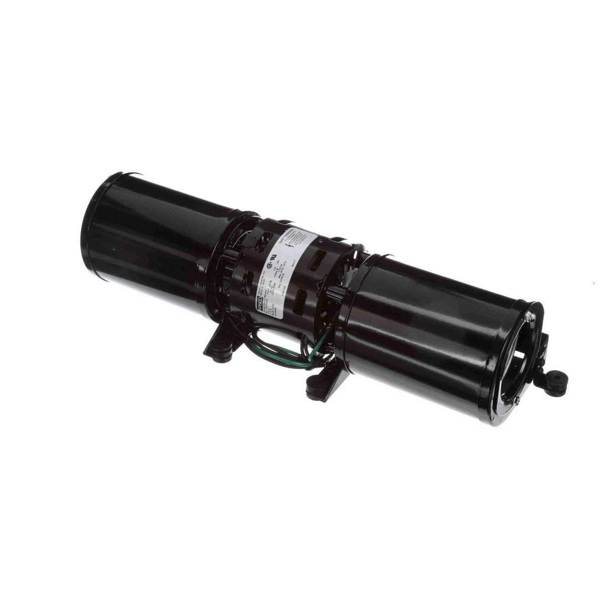 FASCO Rectangular Outlet Shaded Pole Centrifugal Blower, 115 Volts, Flange: No - A125
