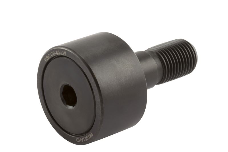 Игольчатый опорный ролик с цапфой RBC CS32LW, бочкообразный, с уплотнением, с шестигранным отверстием