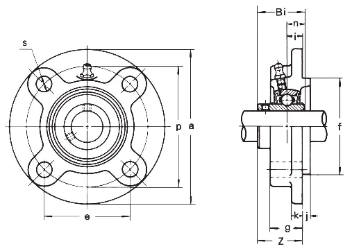 Подшипниковый узел ASAHI type UCFC 200, UCFC 210 [502584]