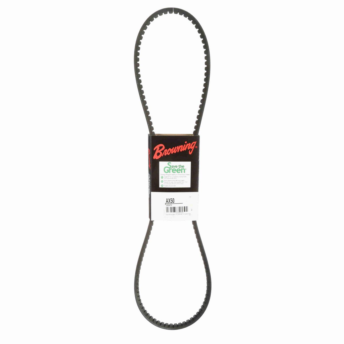 Browning EPDM Notched Belt 98% Efficient - AX50