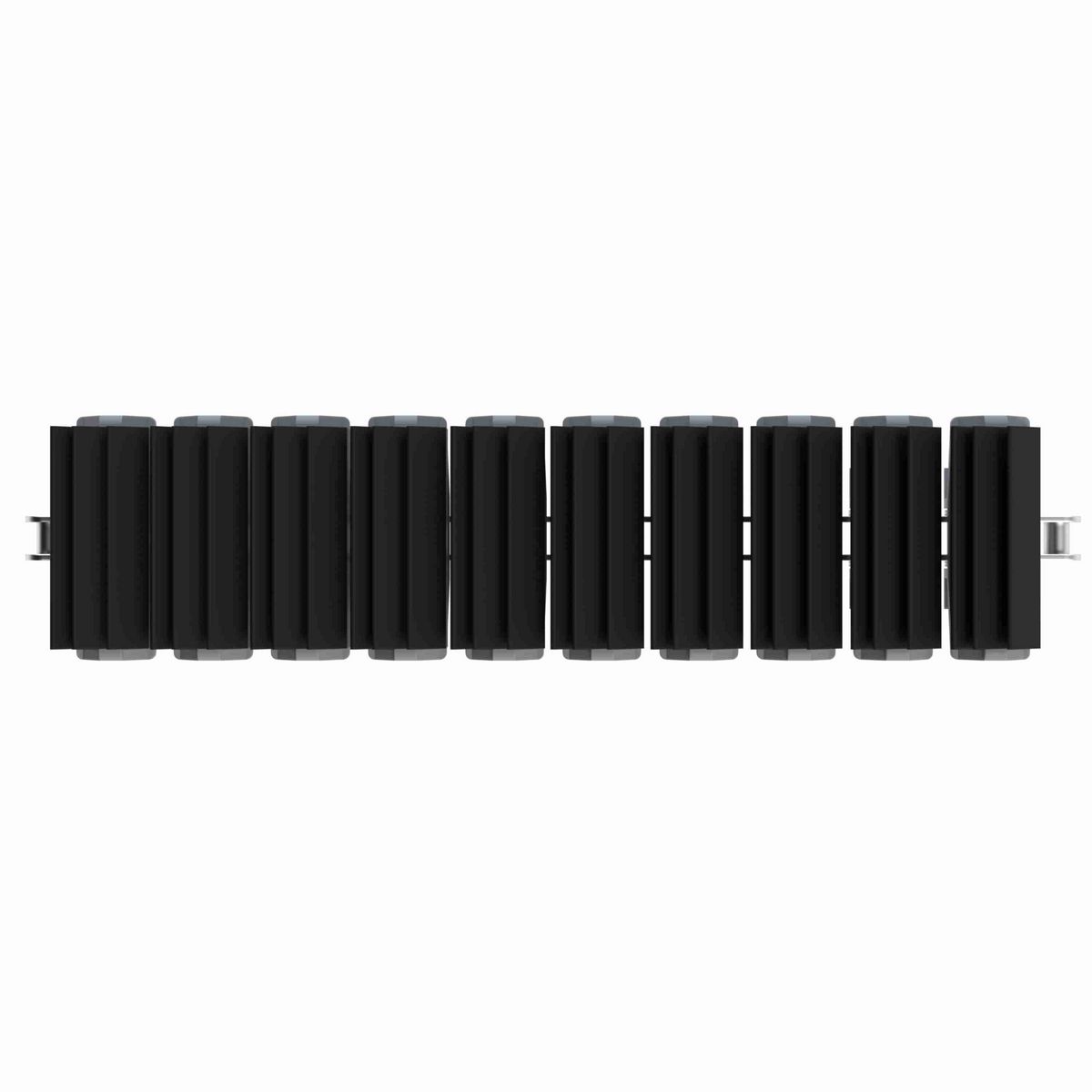 1873TAB SideGrip™ Side-flexing, Material: Silver Platinum Series, Width: 3.75in, Pitch: 1.5in - 81448541