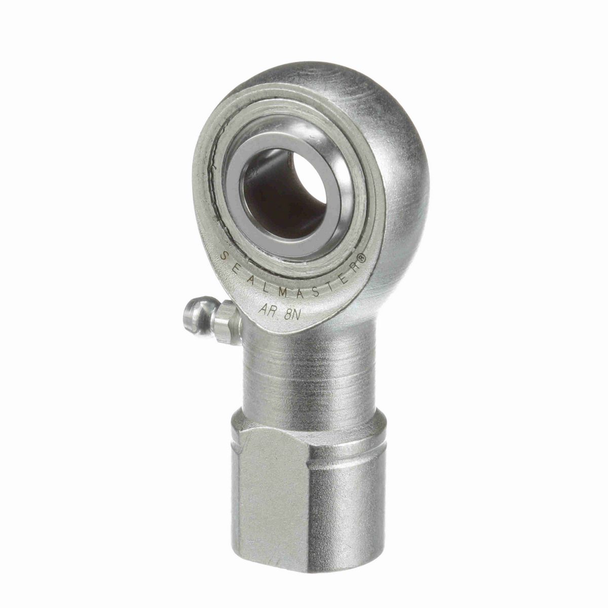 Female Rod End Bearing - Three-Piece Greasable Carbon Steel Race - AR 8N