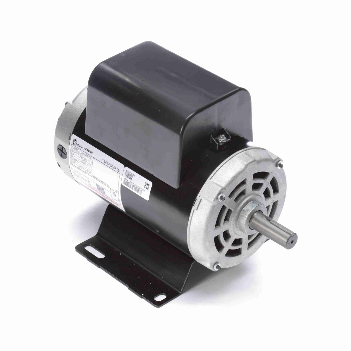 Air Compressor Motor, 5.0 HP, 1 Ph, 60 Hz, 208-230 V, 3600 RPM, R56Y Frame, DP - B384