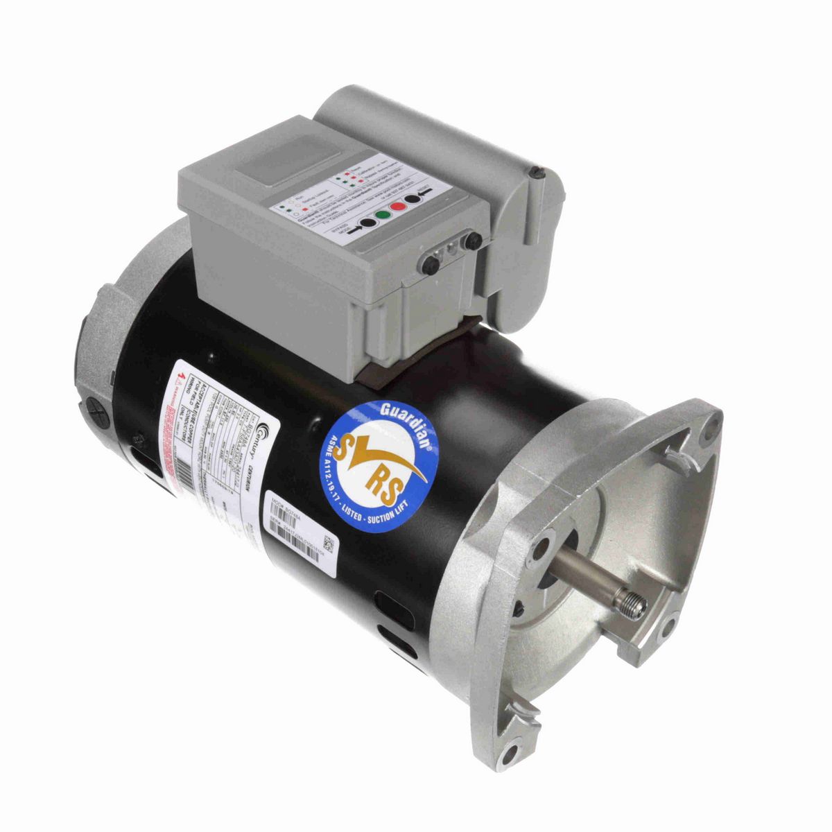 Guardian ® Motors Pool Pump Motor, 2.0 HP, 1 Ph, 60 Hz, 230 V, 3600 RPM, Y56Y Frame, DP - BG748A