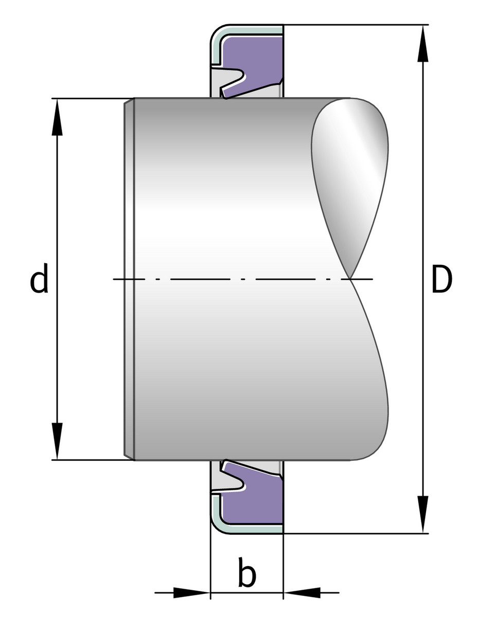 Уплотнение INA GR10X14X3