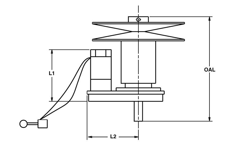 Hexadrive Series Model HEC-30 Adjustable Pulleys w/ Electric Control Option - Imperial Timken 68514442936