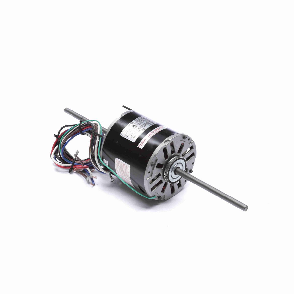 Fan Coil & Air Conditioner Motor, 1/2 HP, 1 Ph, 60 Hz, 115 V, 1075 RPM, 3 Speed, 48 Frame, SEMI ENCLOSED - RAL1056