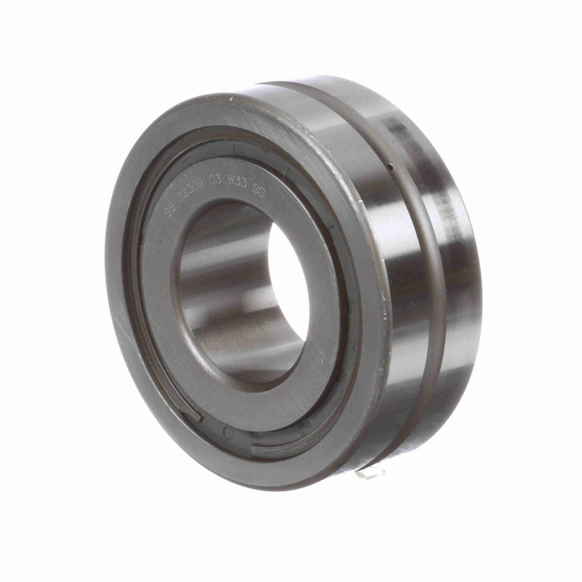 Радиальный сферический роликоподшипник McGill SPHERE-ROL SB 22309 C3 W33 SS, с цилиндрическим отверстием, с уплотнением
