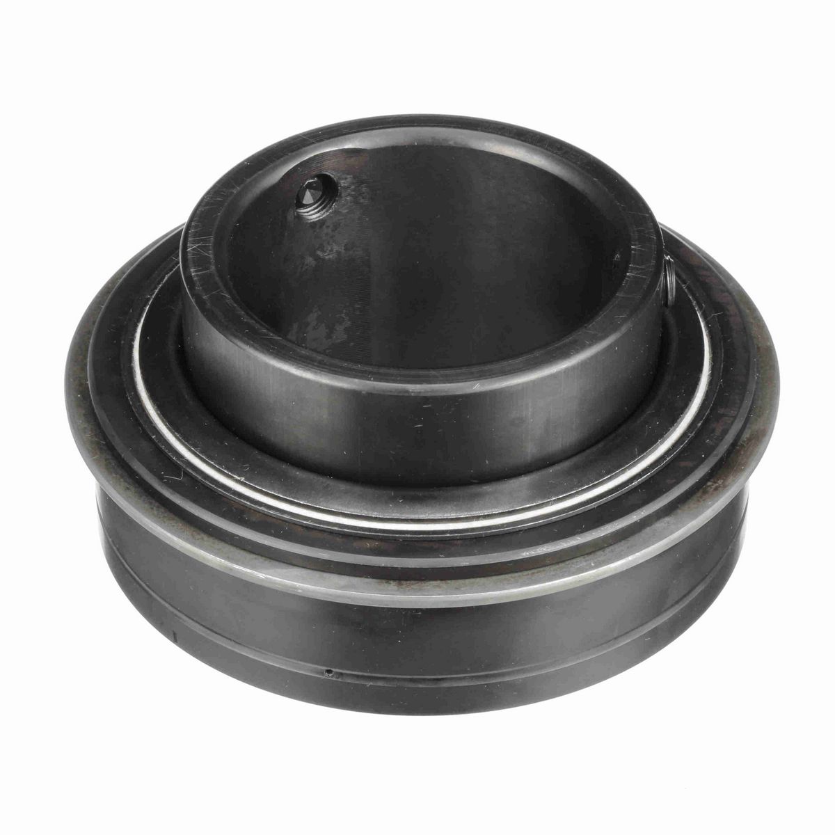 Sealmaster Mounted Insert Only Ball Bearing - 52100 Bearing Steel, Black Oxided - Setscrew Lock - ER-47