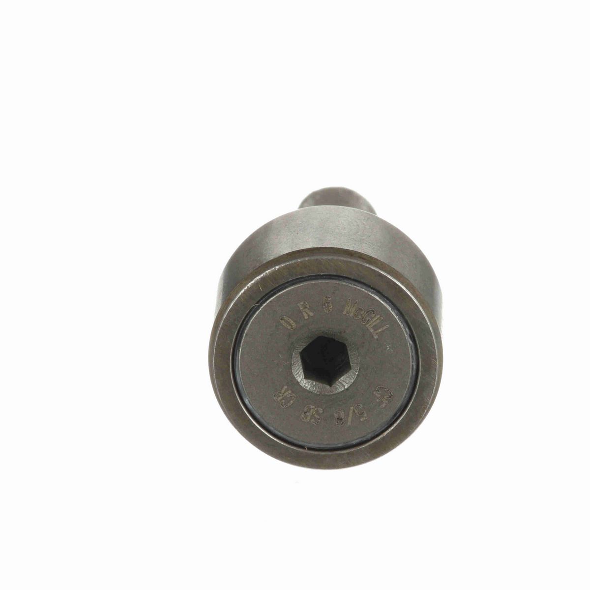 Опорный ролик с цапфой McGill CAMROL CF 5/8 SB CR, цилиндрический, из высокоуглеродистой нержавеющей стали, с уплотнением, с шестигранным отверстием