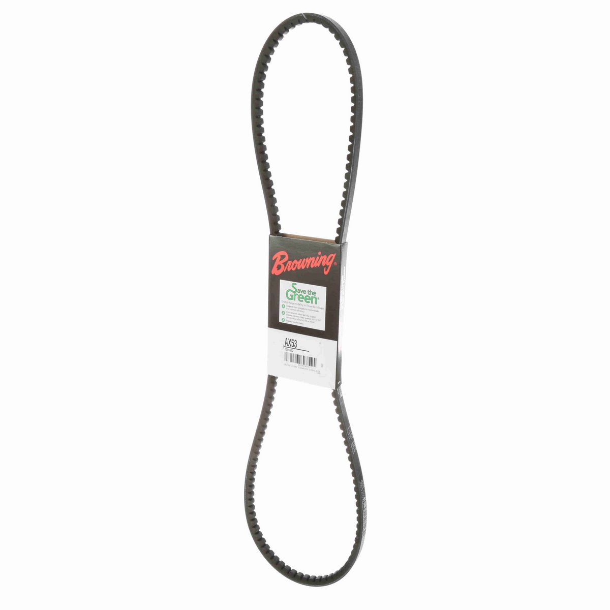 Browning EPDM Notched Belt 98% Efficient - AX53