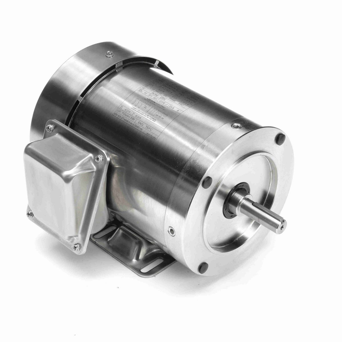 SST Duck™ General Purpose Motor, 1 & 0.75 HP, 3 Ph, 60 & 50 Hz, 230/460 & 190/380 V, 3600 & 3000 RPM, 56HC Frame, TEFC - 191209.00
