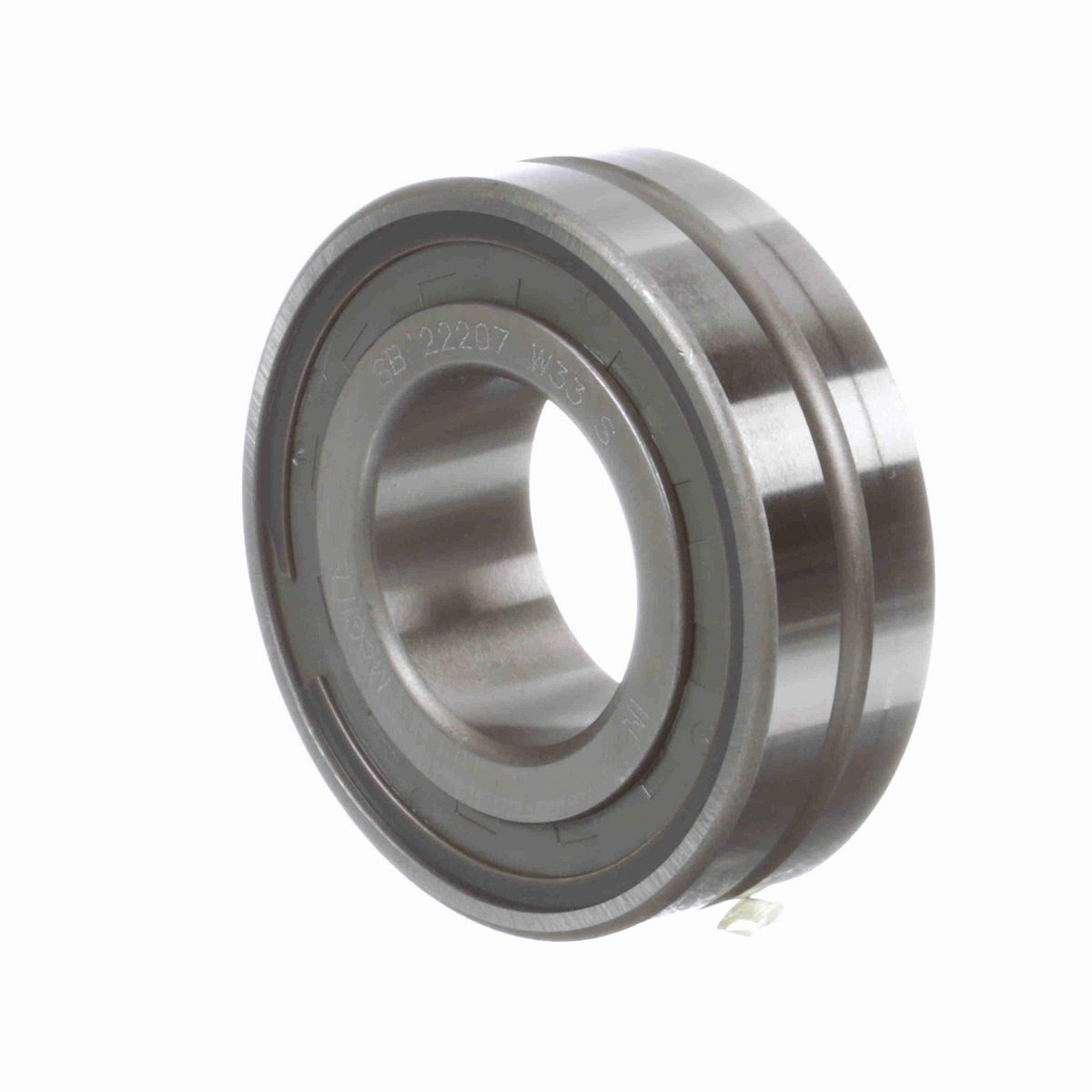 Радиальный сферический роликоподшипник McGill SPHERE-ROL SB 22207 W33 S, с цилиндрическим отверстием, с уплотнением