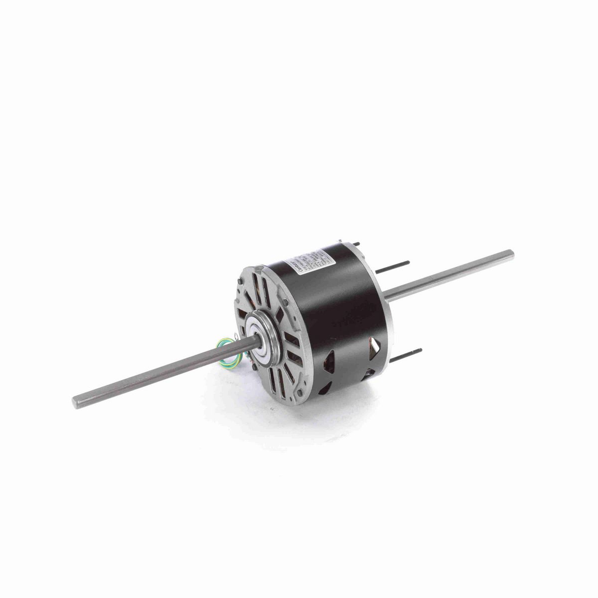 Fan Coil & Air Conditioner Motor, 1/8 HP, 1 Ph, 60/50 Hz, 115 V, 1550 RPM, 3 Speed, 48 Frame, SEMI ENCL - 9681