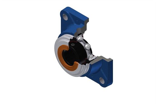 Фланцевый подшипниковый узел SNR USFE207-22T20CO