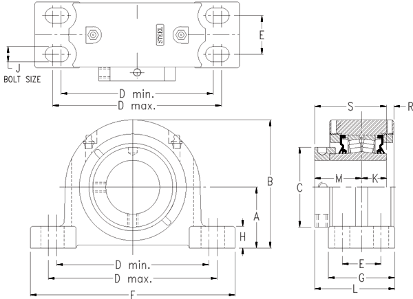 Подшипник Timken QMPR15J070S