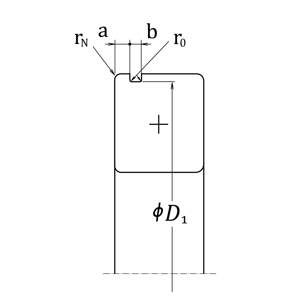 Однорядный радиальный шарикоподшипник NSK 60/22NC4, с канавкой под стопорное кольцо