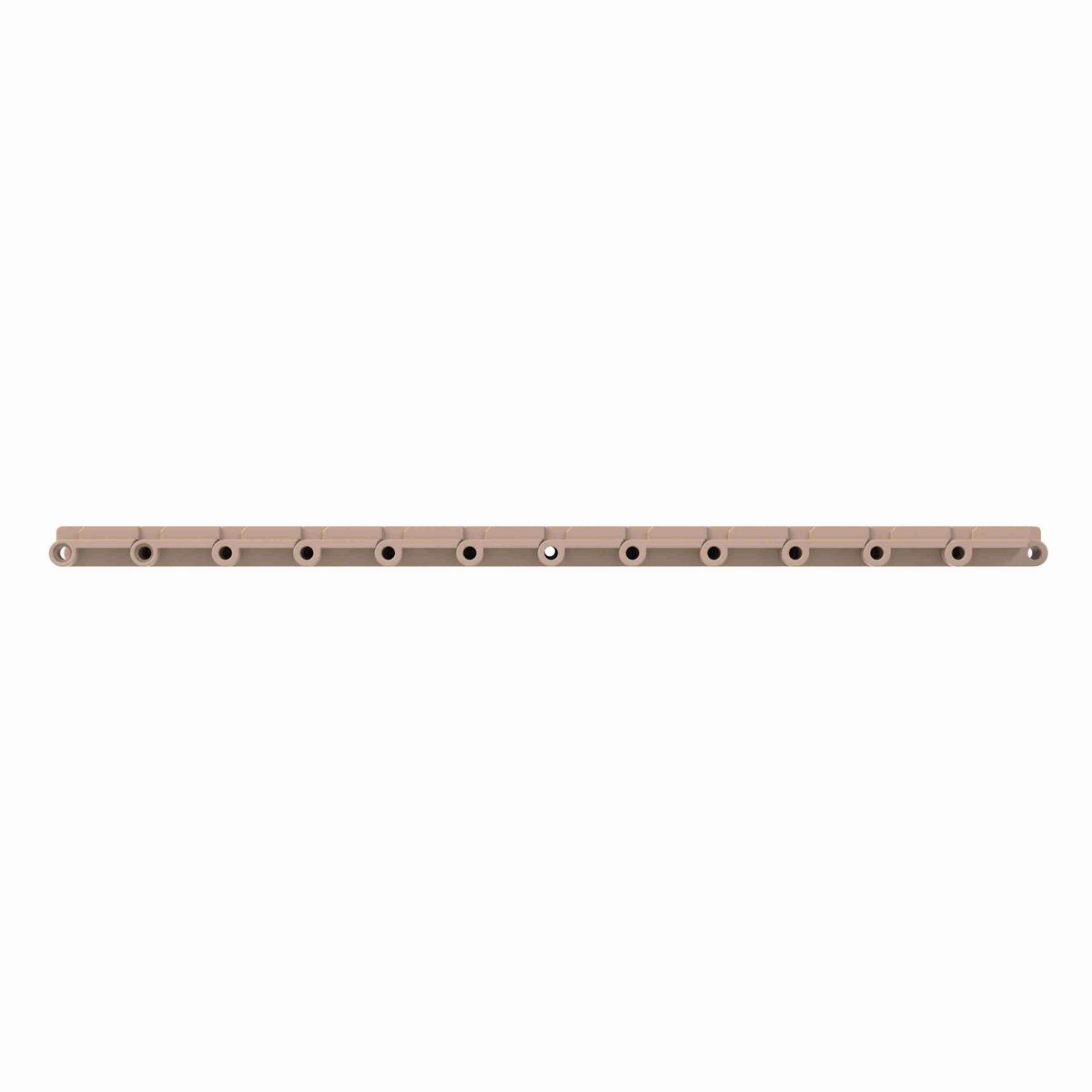 4707 Straight Running Raised Rib, Material: Tan Low Friction, Width: 18in, Pitch: 1.5in - LF4707-18