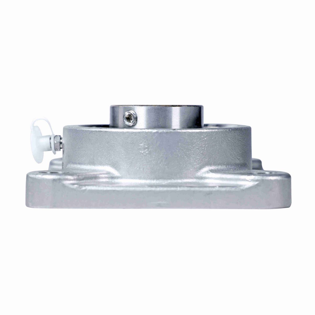 Sealmaster Mounted Stainless Steel Four Bolt Flange Ball Bearing - 440C Stainless Steel - SS Setscrew Lock - Corrosion Resistant - CRFS-SS12