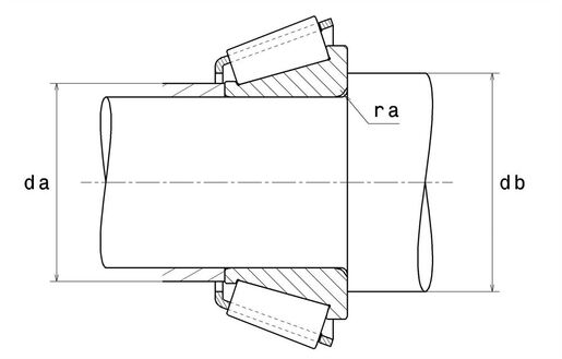 Однорядный конический роликоподшипник NTN 4T-HM911244