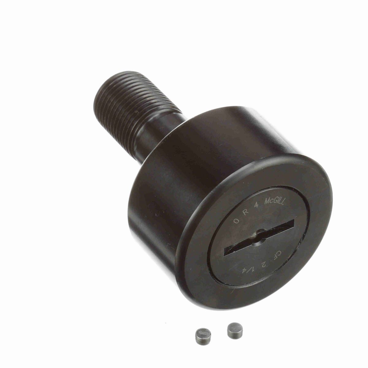 Опорный ролик с цапфой McGill CAMROL CF 2 1/4, цилиндрический, с уплотнением, со шлицем под отвёртку, дюймовый