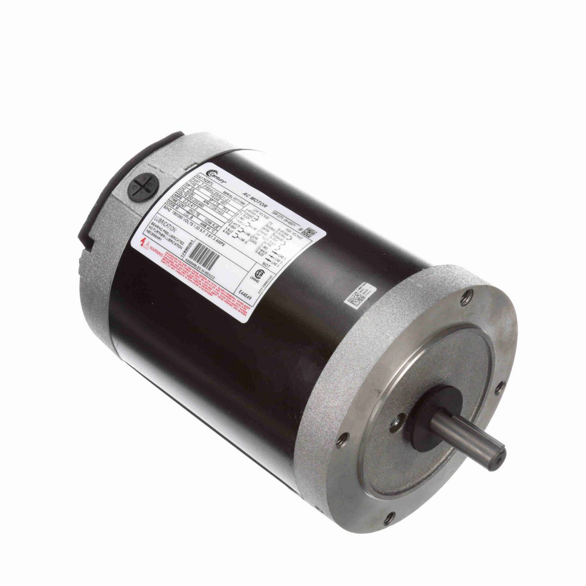 General Purpose Motor, 3/4 HP, 3 Ph, 60 Hz, 200-230/460 V, 1800 RPM, 56C Frame, TENV - H257L