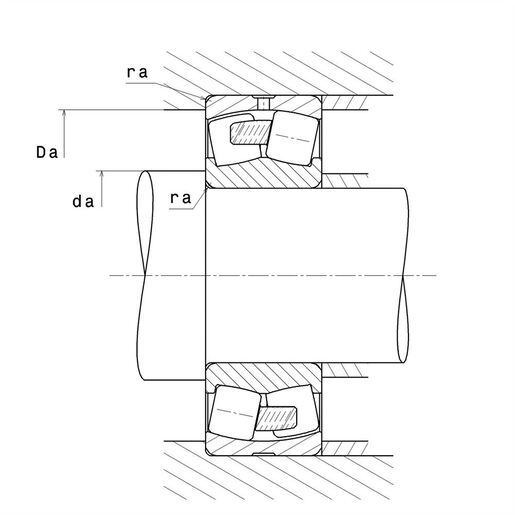 Сферический роликоподшипник NTN 23044EMW33