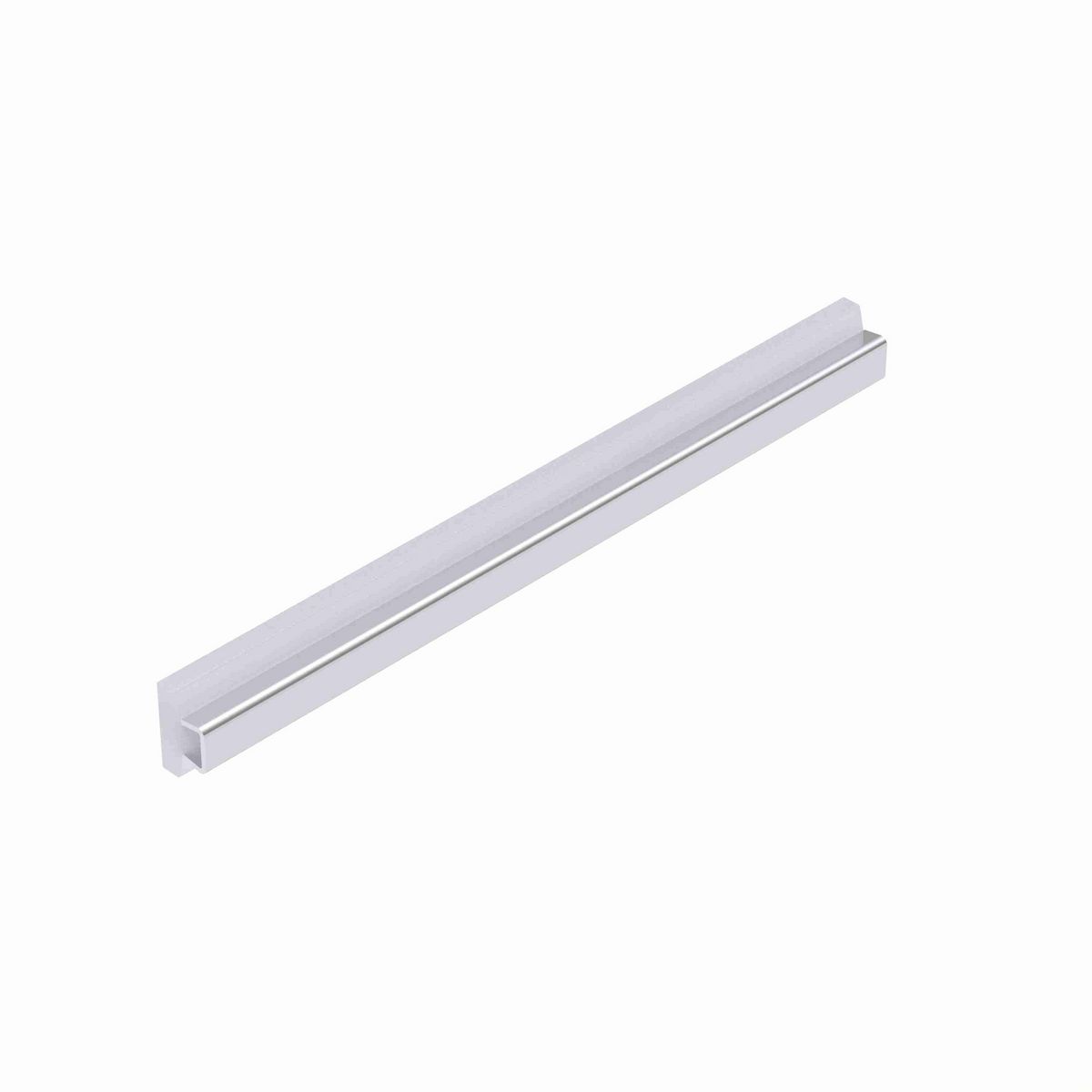System Plast Tee Guide Rail: 1.25"W X 0.83"H X 240"L White UHMW-PE - VG-SSTS-1.25-20