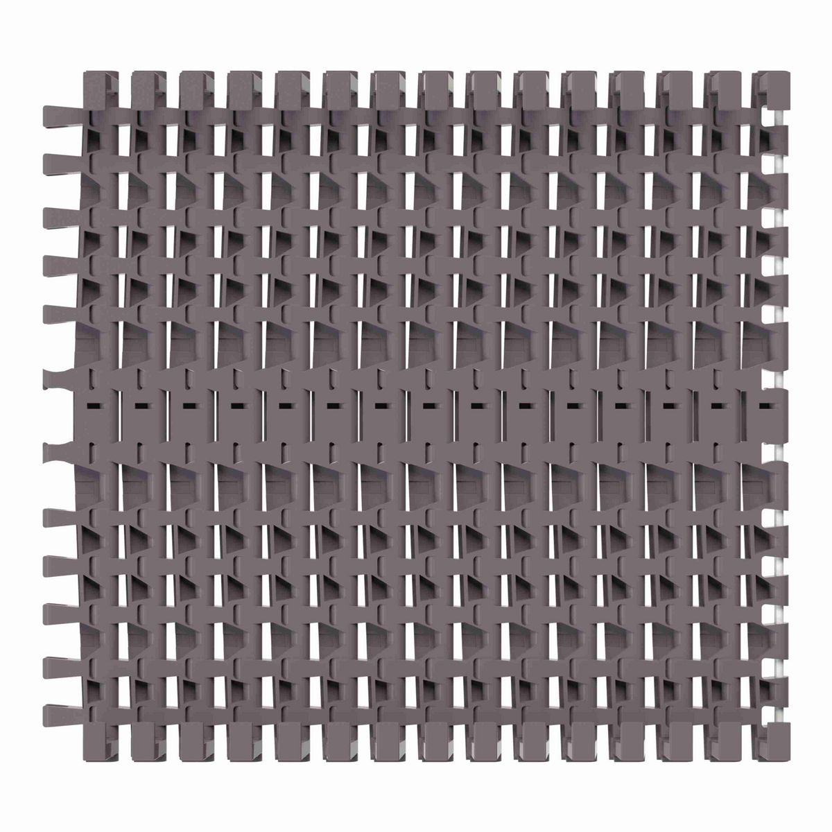 7956TAB Side-flexing Flush Grid, Material: Brown High Performance, Width: 18in, Pitch: 1.25in - 81450711