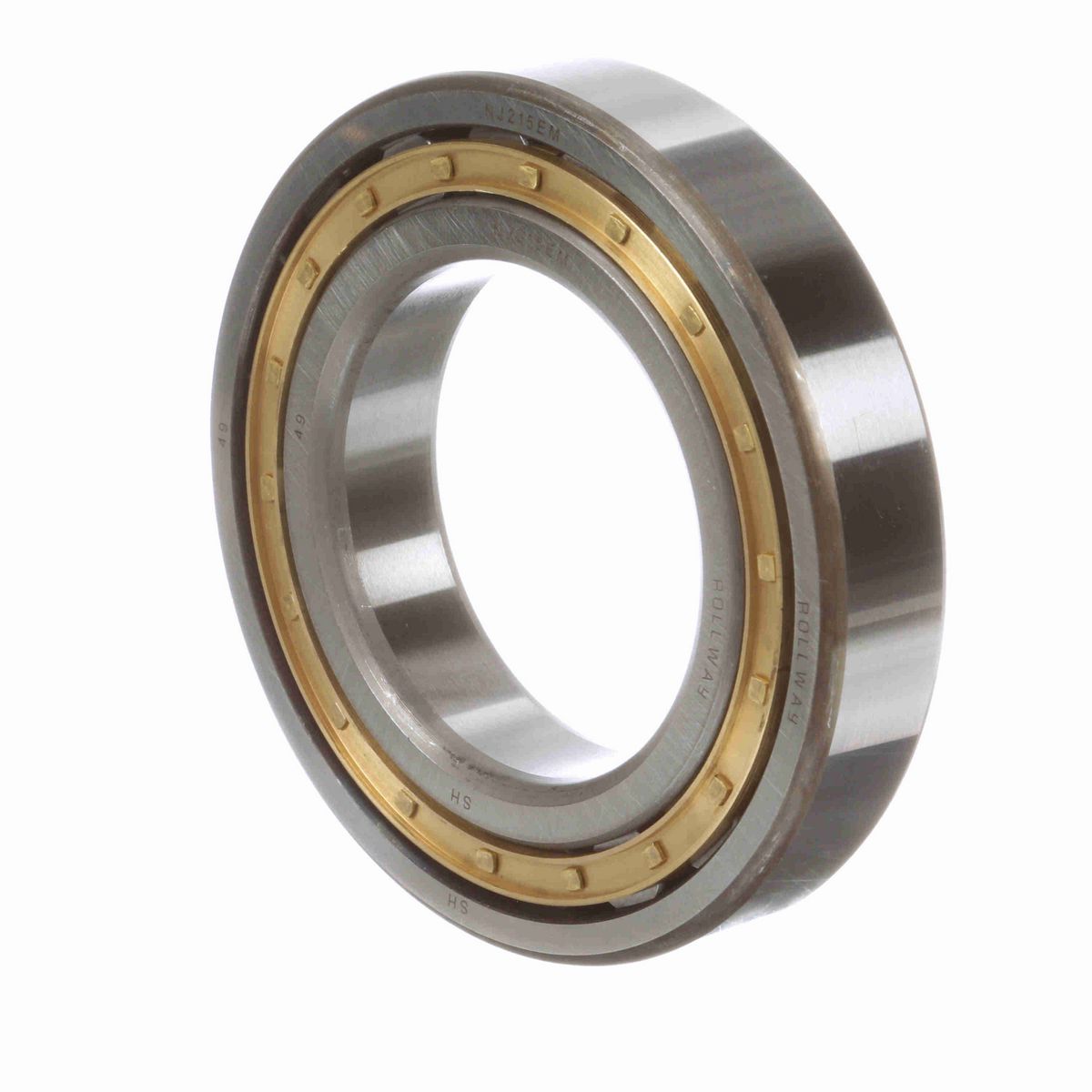 Radial Cylindrical Roller Bearing – Caged Roller - Straight Bore - Unsealed - NJ 215 EM