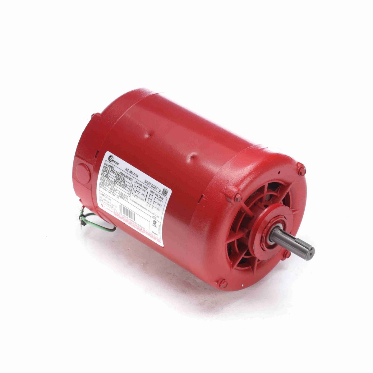 Circulator Pump Motor, 1.0 HP, 3 Ph, 60/50 Hz, 208-230/460 V, 1800 RPM, FA56None Frame, DP - H946L
