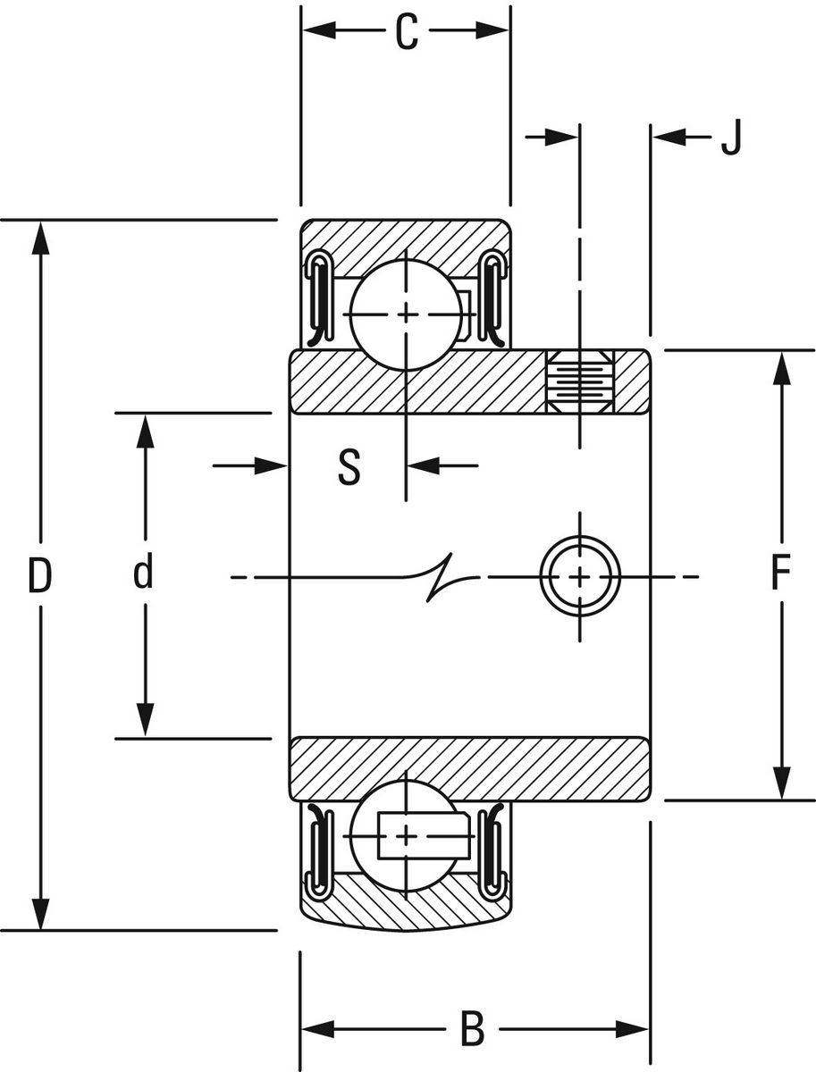 Подшипник Timken YA102RRB