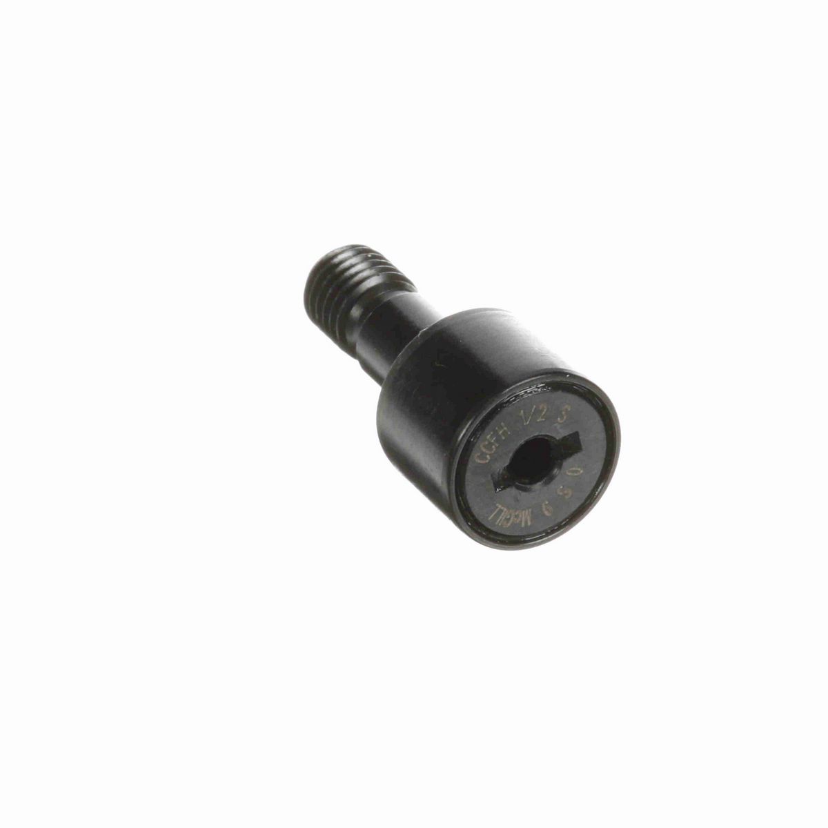 Опорный ролик с цапфой McGill Heavy Stud CAMROL CCFH 1/2 S, бочкообразный, с уплотнением, со шлицем под отвёртку, дюймовый